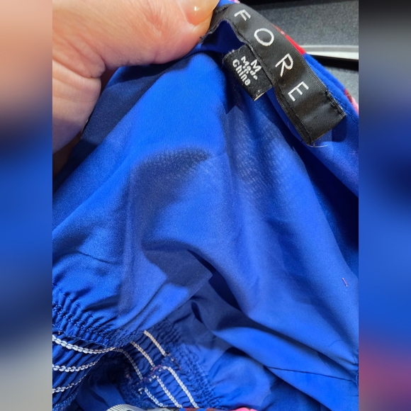 FORE Elegent Dainty Vibrant Floral Maxi Dress EUC Size Medium PTP 19 - Picture 4 of 4